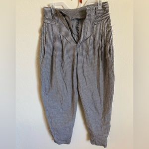 Vintage 1990s I.O.U Houndstooth Highwaisted Pants Size 11 Bought at Gadzooks.
